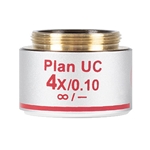 Motic Plan UC 4x Strain Free Microscope Objective Lens