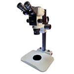 SM7 Microsurgery Training Microscope on track stand with Schott Coldvision Ring Light