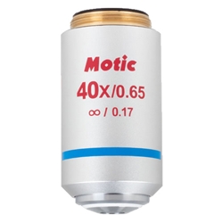 Motic Plan UC 40x Strain Free Microscope Objective Lens