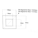 Concentric Squares Reticle KR849