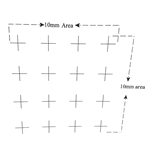 KR858 point cross reticle