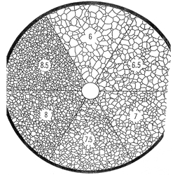 KR808G Grain Counting Reticle