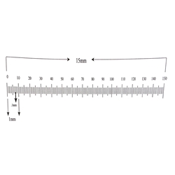 Ruler reticle