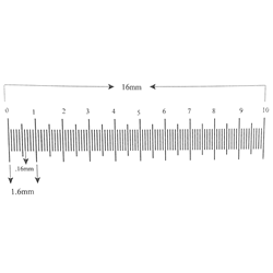 Ruler reticle