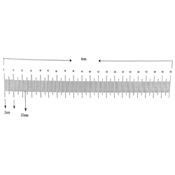 Ruler reticle