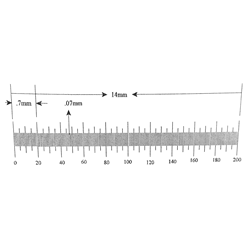 Ruler reticle