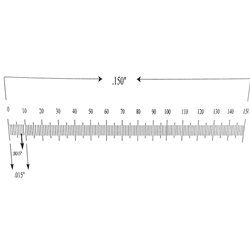 Ruler reticle