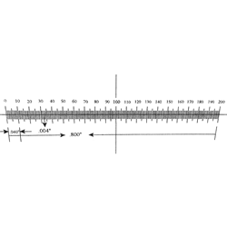 Ruler reticle