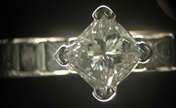 Diamond Under Microscope Diamond Under Microscope